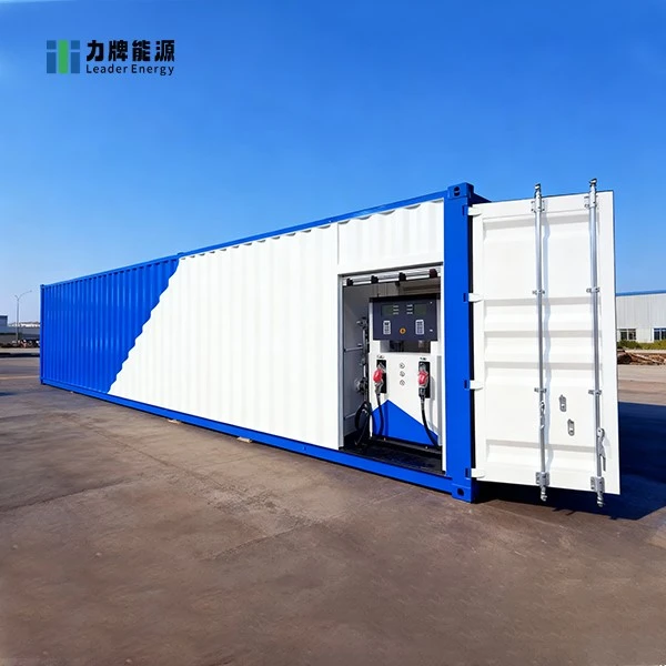 Naka-skid-naka-mount na Fuel Station